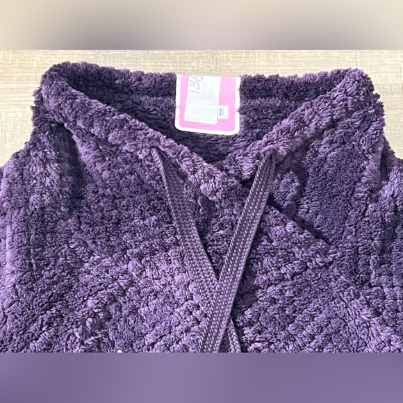 Member's Mark Textured Plush Pullover Cowlneck‎ Top sweater soft purple small - Picture 4 of 10